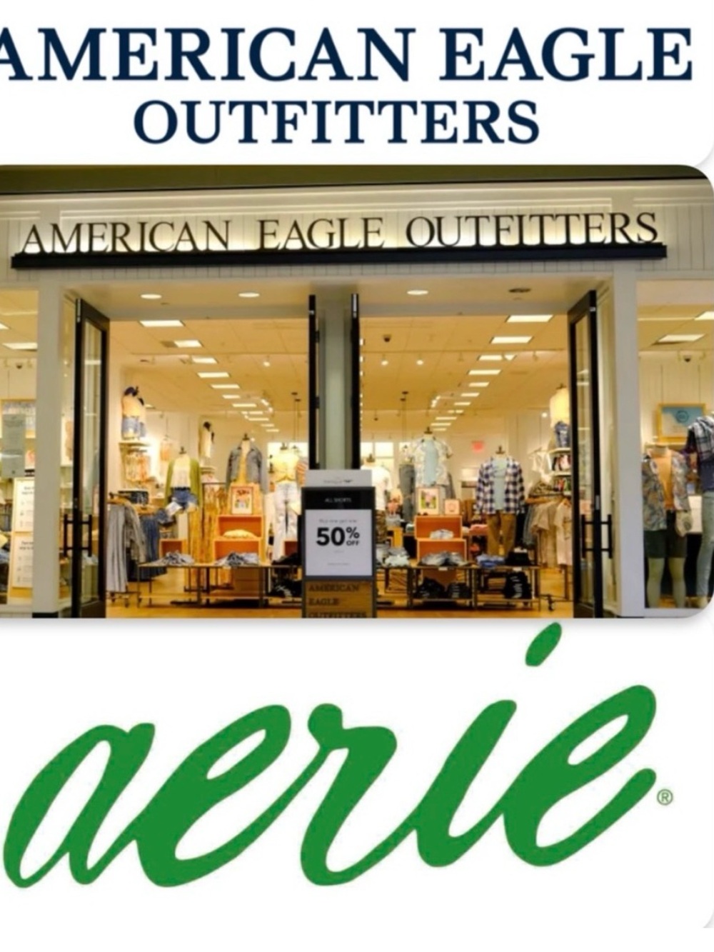 American Eagle/ Aerie Live extra shipping
